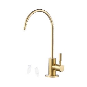 health direct drinking 304 stainless steel gold Kitchen cold tap