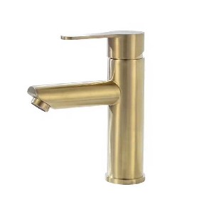 304 stainless steel bathroom brushed glod Pull out basin faucet
