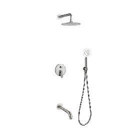 304 stainless steel bathroom in wall mounted Concealed shower