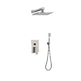 304 Stainless steel bathroom Concealed shower in Brushed