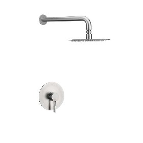 Stainless Steel 304 Bathroom Rainfall Head In Wall Mounted Concealed shower