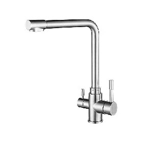 Dual Handle Kitchen 304 stainless steel 3 Way Filter faucet