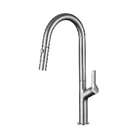 304 stainless steel single handle Pull out kitchen mixer