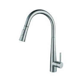 YUANTU new design 304 stainless steel Pull out kitchen mixer with swivel spout