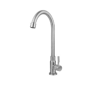 Lead free 304 stainless steel single handle Kitchen cold tap