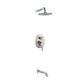 304 stainless steel Concealed shower single handle for bathroom