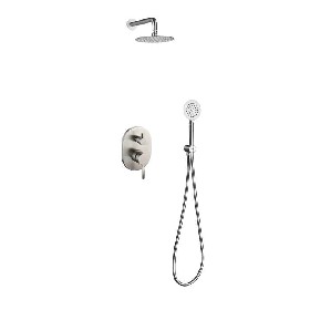 stainless steel 304 bathroom hot cold mixer in wall mounted Concealed shower