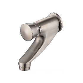 304 stainless steel brushed Single cold basin faucet