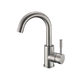 High quality 304 stainless steel brushed Basin mixer