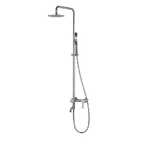 Stainless steel bathroom rainfall head shower mounted Shower set