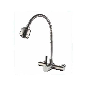 New model modern single handle 304 stainless steel Kitchen faucet