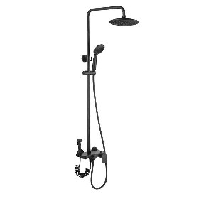 304 stainless steel bathroom high quality black Shower set