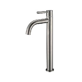 Economic deck mount stainless steel 304 Single cold basin faucet