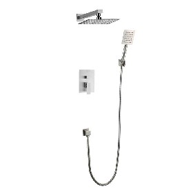 Stainless steel bathroom square shower in wall mounted Concealed shower