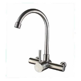 Wall mounted high quality 304 stainless steel Kitchen faucet