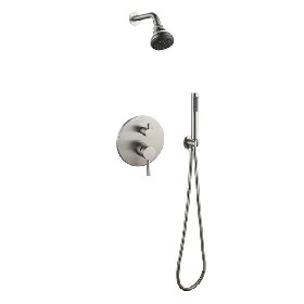 Overhead rainfall bathroom 304 stainless steel Concealed shower