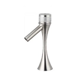 304 stainless steel brushed bathroom wash Single cold basin faucet