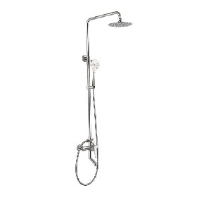 Rainfall wall mounted top and handle 304 stainless steel Shower set