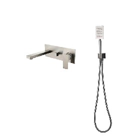 Single function hand shower wall mounted bathroom 304 stainless steel Concealed shower