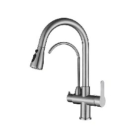 Three way water purifier for kitchen 304 stainless steel Filter faucet