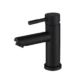 304 stainless steel bathroom one handle black Basin mixer