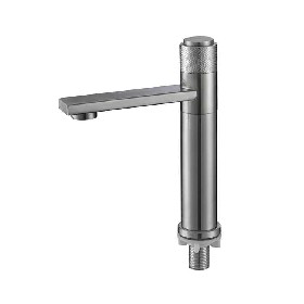 304 stainless steel brushed hot and cold Basin mixer