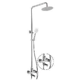304 Stainless steel bathroom brushed Shower set