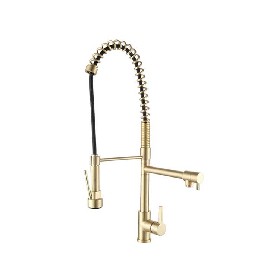 304 stainless steel public water taps Pull out kitchen mixer
