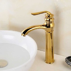 304 stainless steel bathroom brushed gold Basin mixer