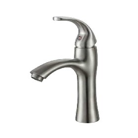304 stainless steel brushed Basin mixer for bathroom