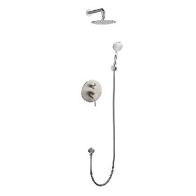304 stainless steel bathroom brushed waterfall Concealed shower