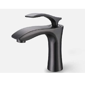 304 stainless steel  factory wholesale black Basin mixer for bathroom