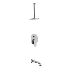 304 Stainless Steel Bath Faucet Bathroom Concealed shower