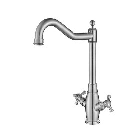 Exquisite New Style Brushed 304 stainless steel Kitchen faucet with Single Handle