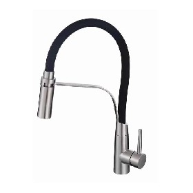 Kitchen faucet 304 Stainless Steel Single Lever Handle 360 Degree Wash Tap