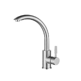 Kitchen faucet Good Quality 304 Stainless Steel Material Single Handle Hot and Cold