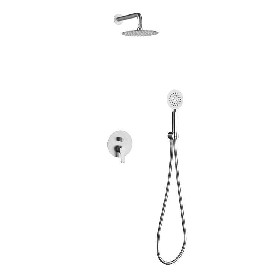 Concealed shower Brushed Nickle Bathroom 304 Stainless Stee Hot and Cold Shower Mixer