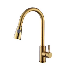 tap water and bottled water 304 stainless steel Pull out kitchen mixer