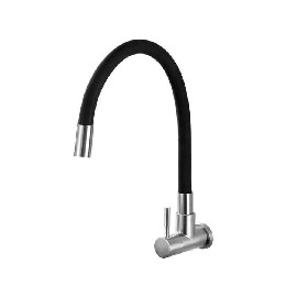 Kitchen cold tap 304 Stainless Steel 360 Rotating Swivel Spout Water Flexible Faucet