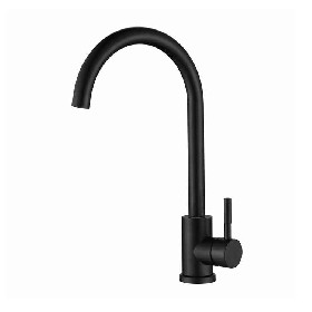 Modern Brushed 304 Stainless Steel Single Handle  Kitchen faucet