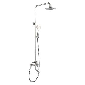 Brushed Shower set 8-inch Rainfall Shower Head with Handheld Spray