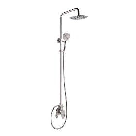 Rainfall wall mounted top shower and hand shower 304 Stainless Steel Shower set