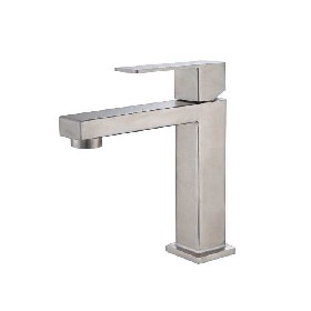 Single Level 304 stainless steel bathroom Deck Mounted Basin mixer