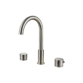concealed stainless steel hot cold mixer four hose Split basin faucet