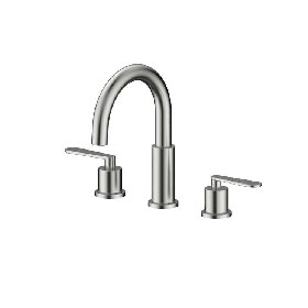 Split basin faucet for bathroom basin luxury 304 stainless steel hot and cold mixer taps